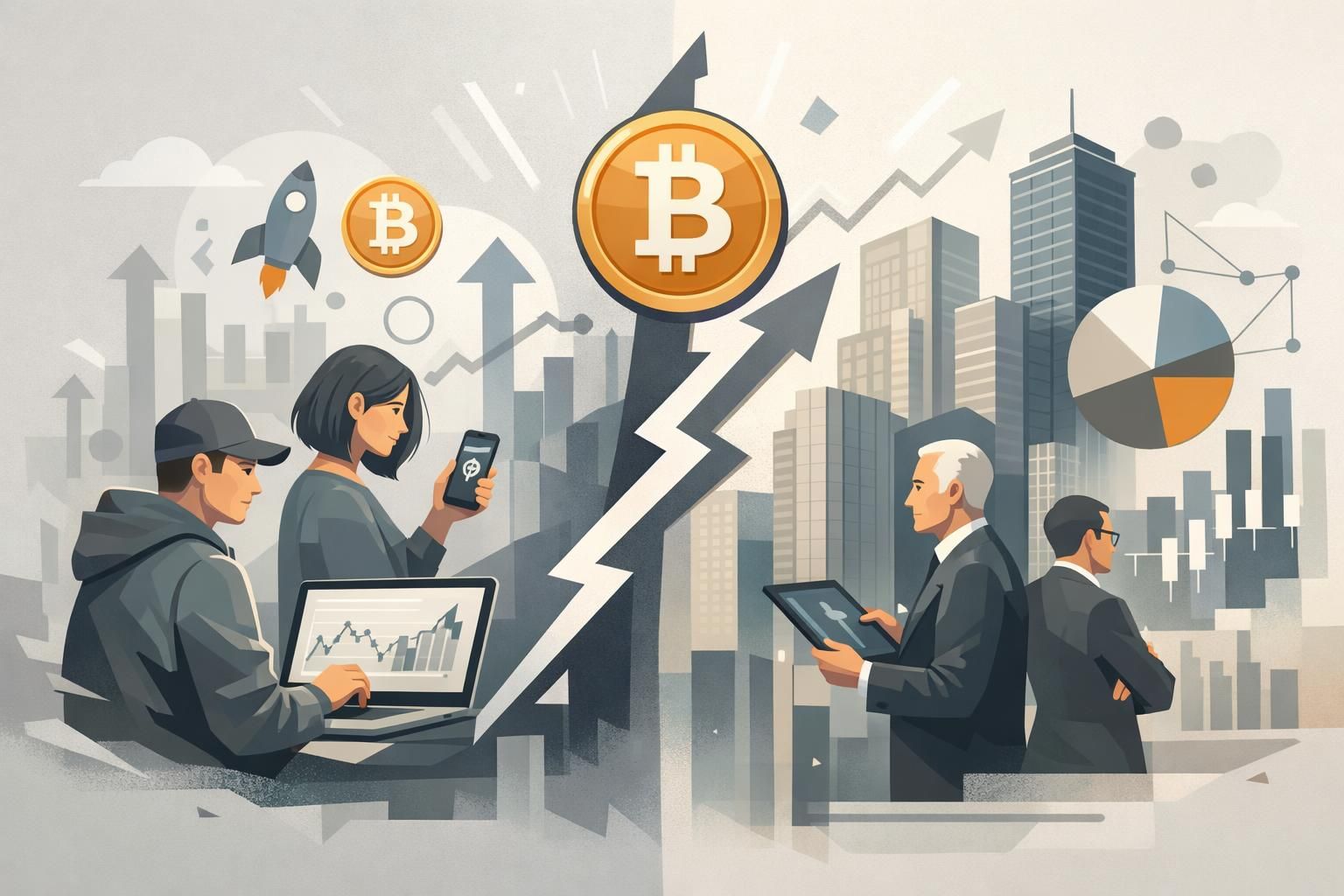 erfahren sie, warum die vorherrschaft der retail-investoren im kryptomarkt zu ende geht und welche veränderungen die zukunft der branche prägen werden.