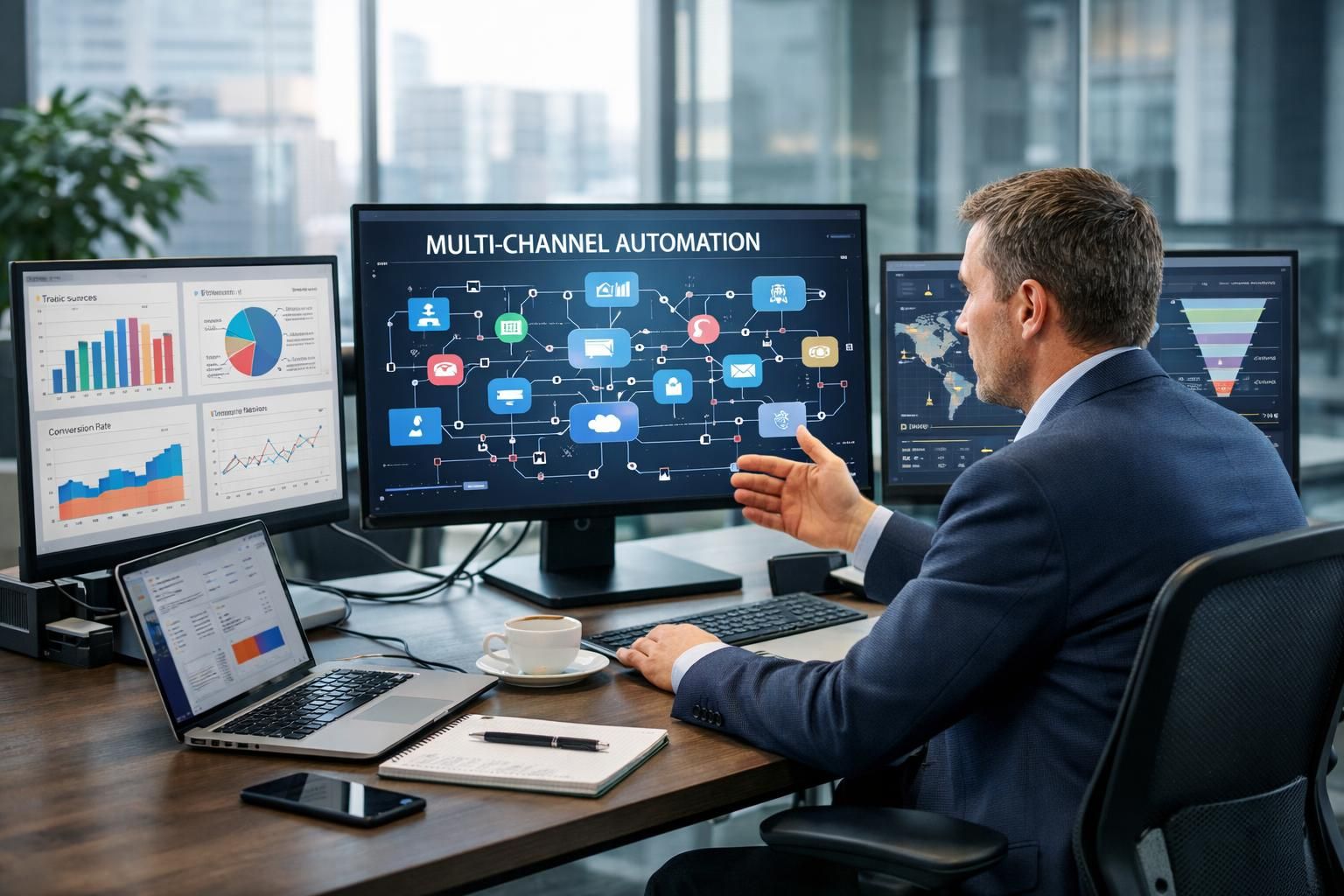 erfahren sie, wie unternehmen multi-channel-automatisierung effektiv in ein nahtloses und kohärentes system integrieren, um prozesse zu optimieren und kundenerlebnisse zu verbessern.