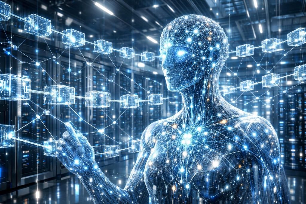 erfahren sie, wie künstliche intelligenz die blockchain-infrastruktur revolutioniert und neue möglichkeiten für sicherheit, effizienz und skalierbarkeit schafft.