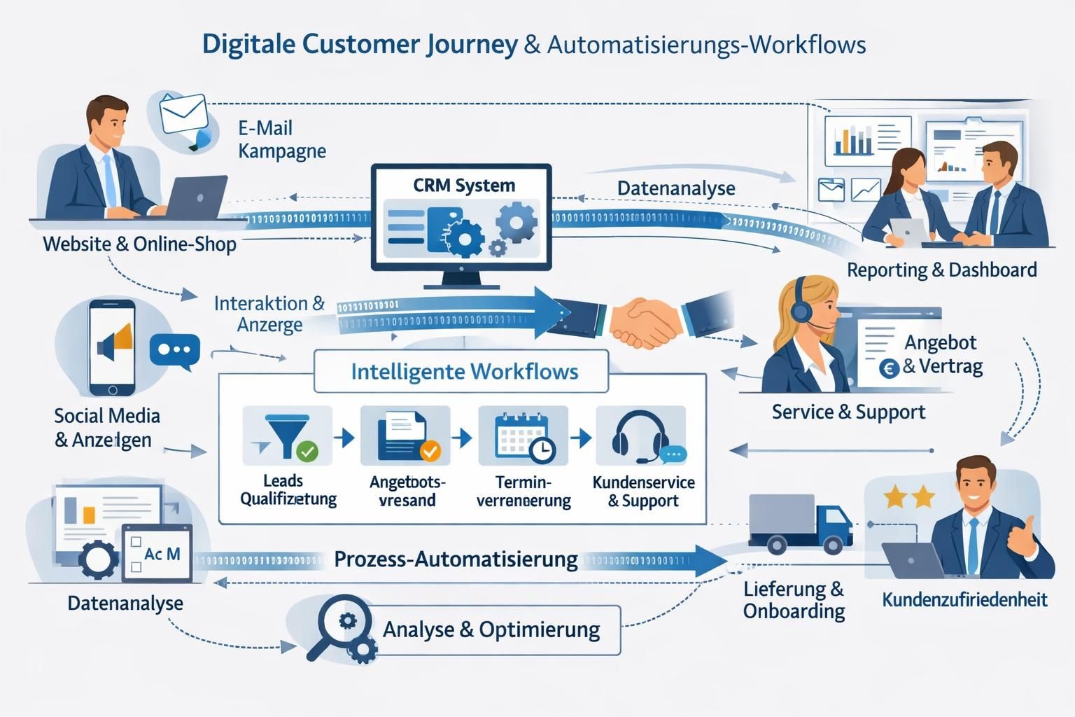 erfahren sie, wie intelligente automatisierung die customer journey revolutioniert und das kundenerlebnis durch personalisierte, effiziente und nahtlose prozesse verbessert.